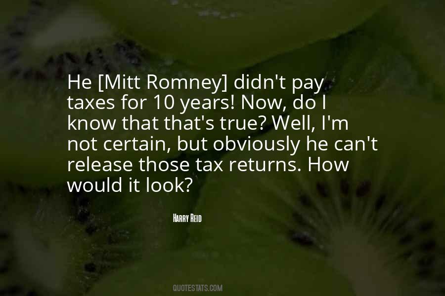 Quotes About Tax Returns #706067