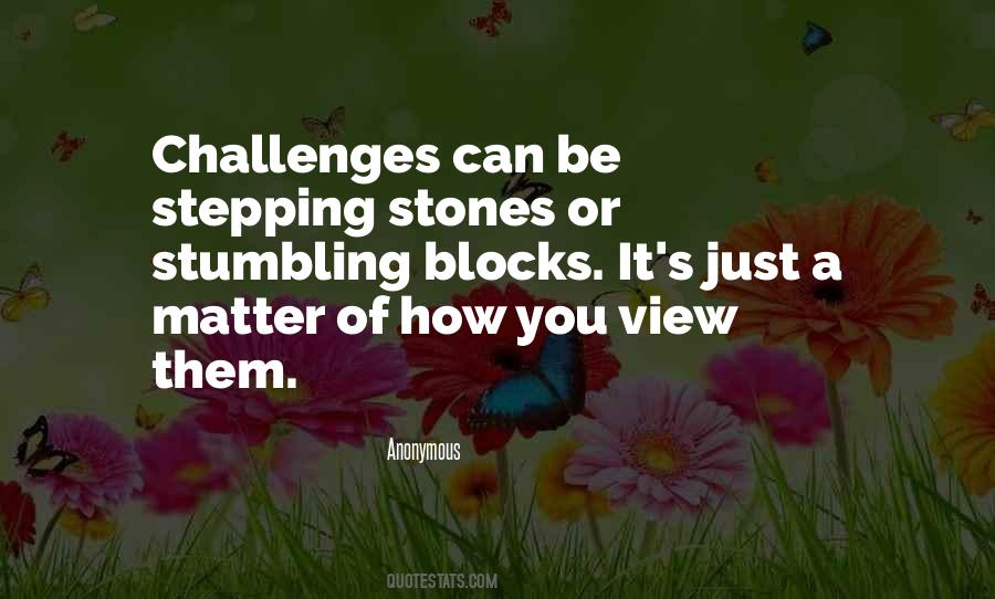 Quotes About Stumbling Blocks #556845