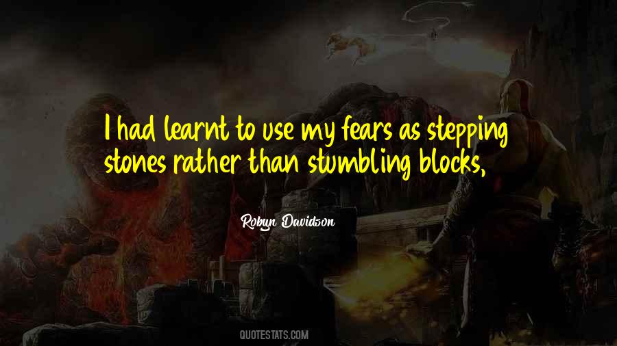 Quotes About Stumbling Blocks #997136