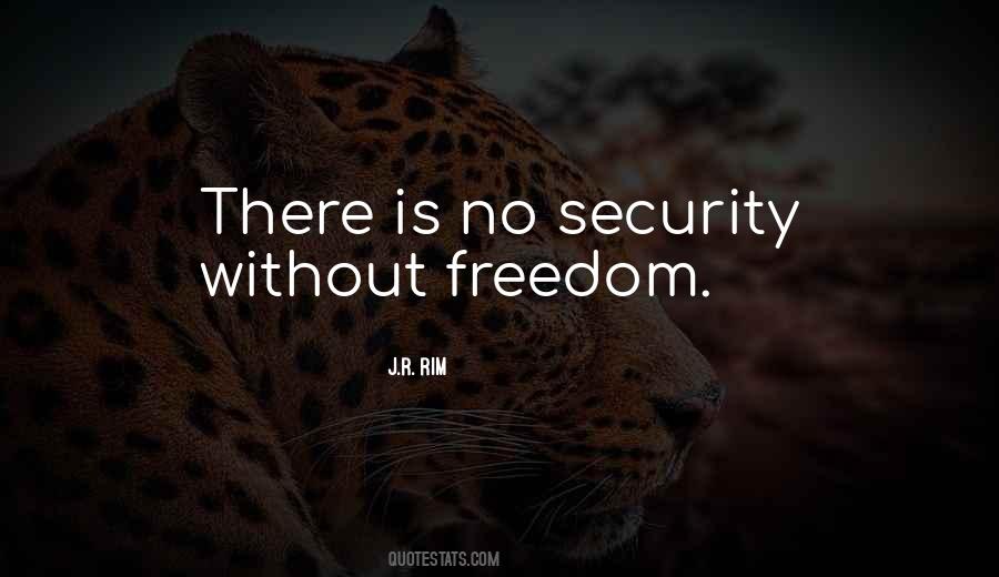No Security Quotes #531637