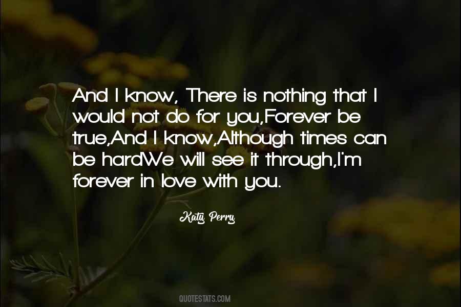 Quotes About True Love And Hard Times #1800533