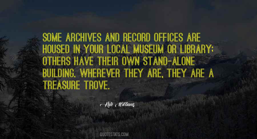 Quotes About Archives #1770851