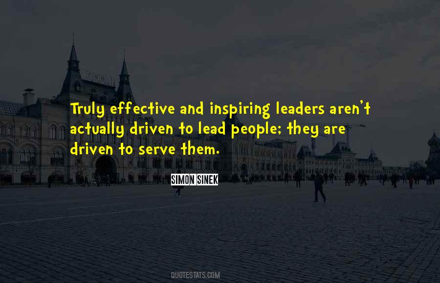 Inspiring Leader Quotes #814221