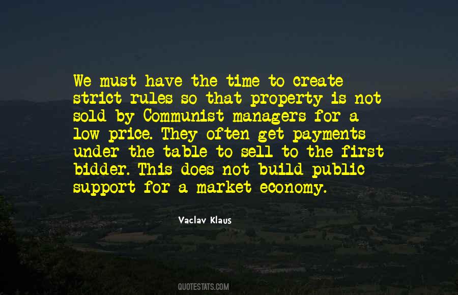 Quotes About Market Economy #1685182
