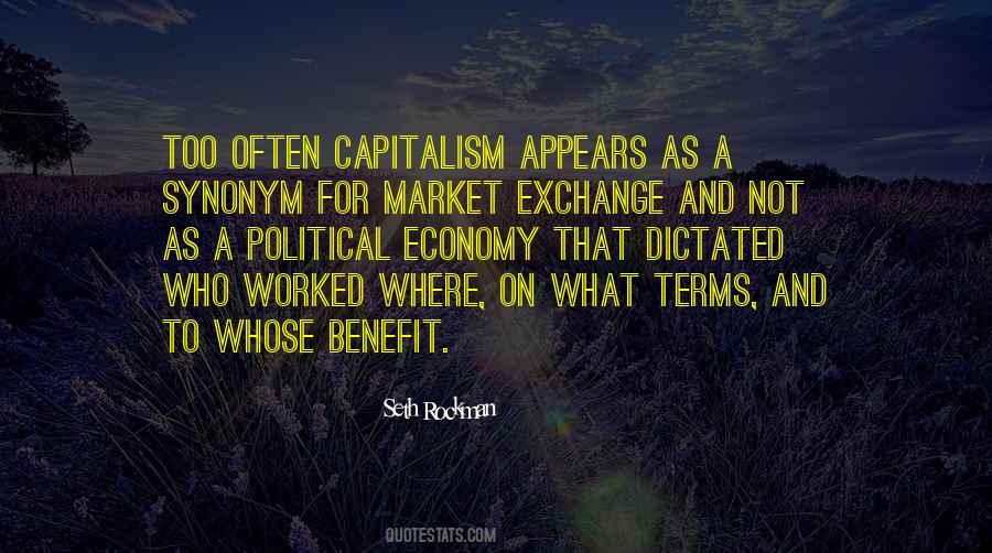 Quotes About Market Economy #28748