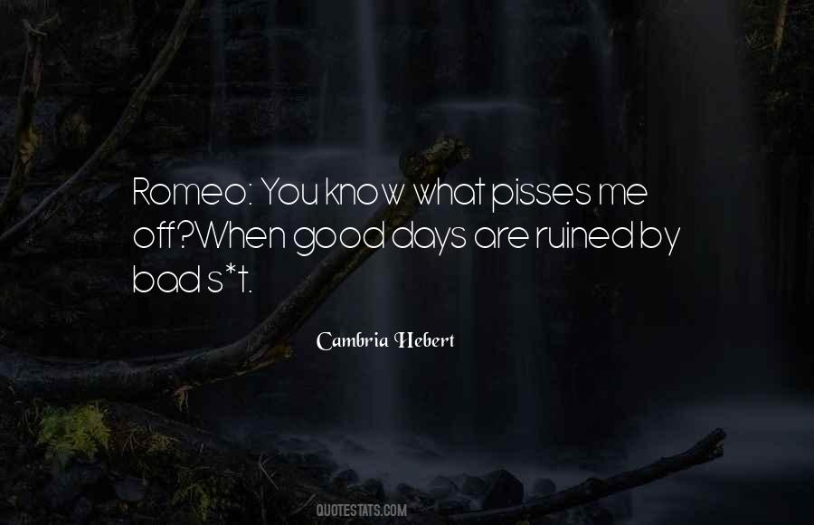 Quotes About Good Days #706211