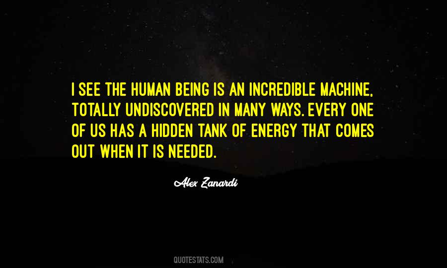 Human Energy Quotes #911009