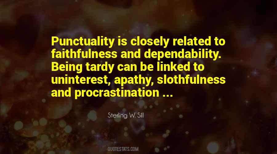 Quotes About Punctuality #1376649