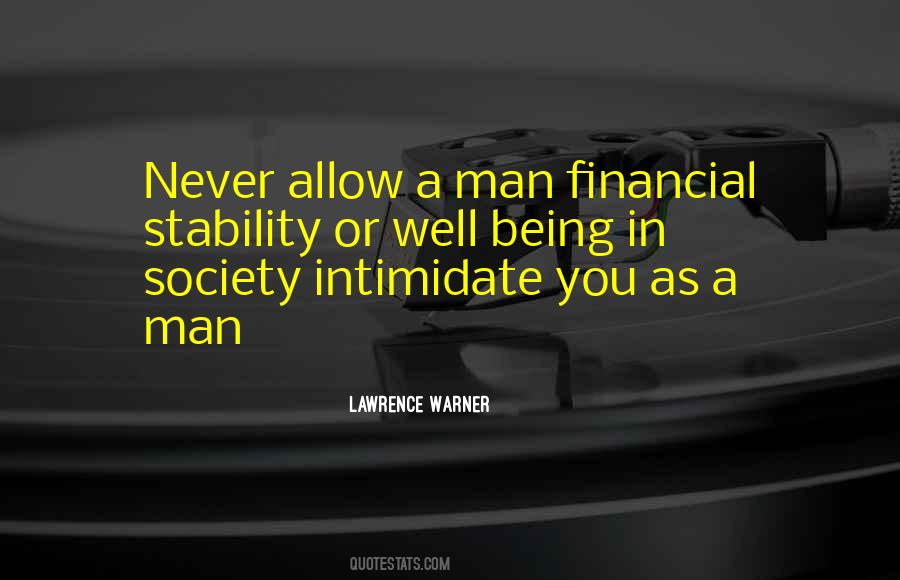 Quotes About Financial Stability #1009761