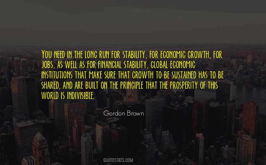 Quotes About Financial Stability #1295761