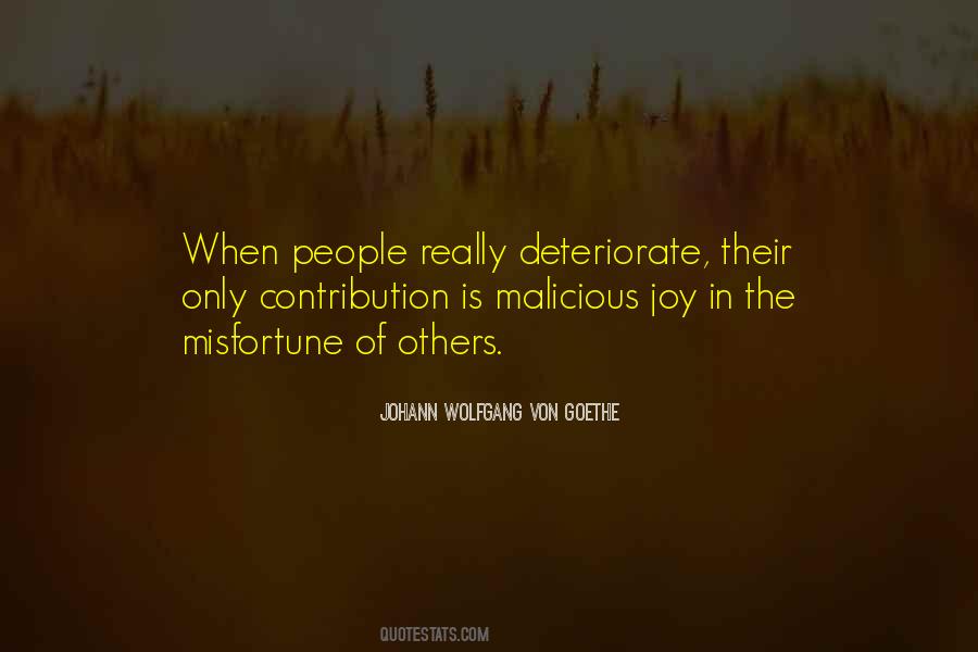 Misfortune Of Others Quotes #232465