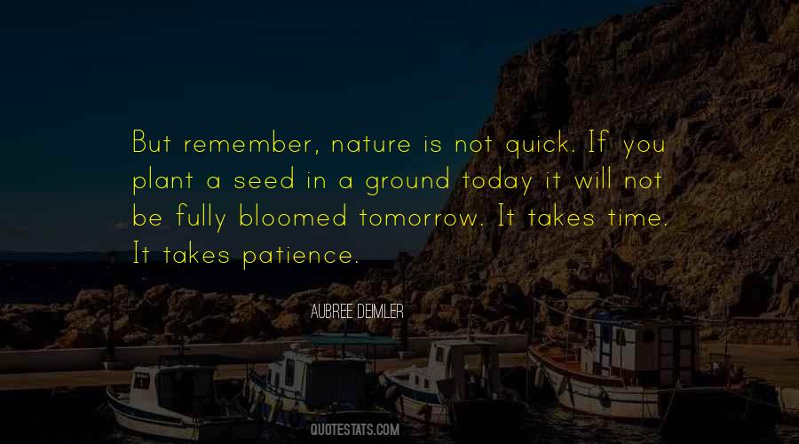 Quotes About It Takes Time #1751000