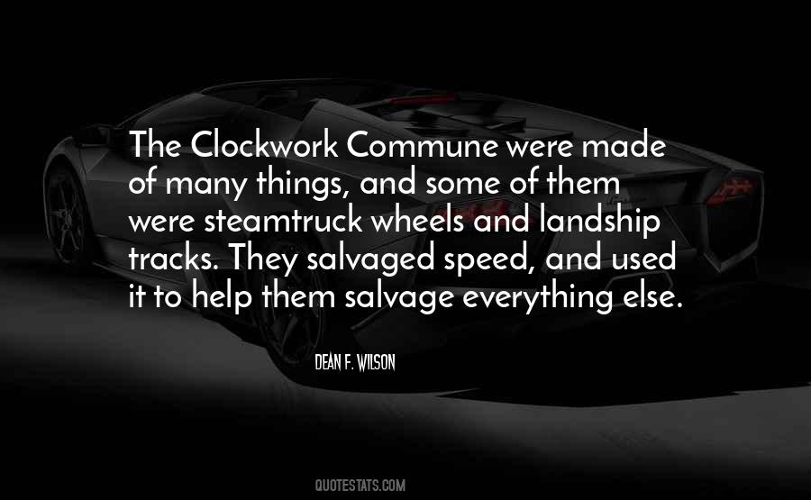 Quotes About Clockwork #1448286