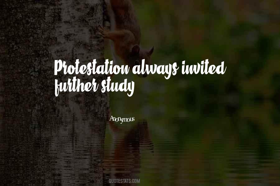 Quotes About Further Study #1297796