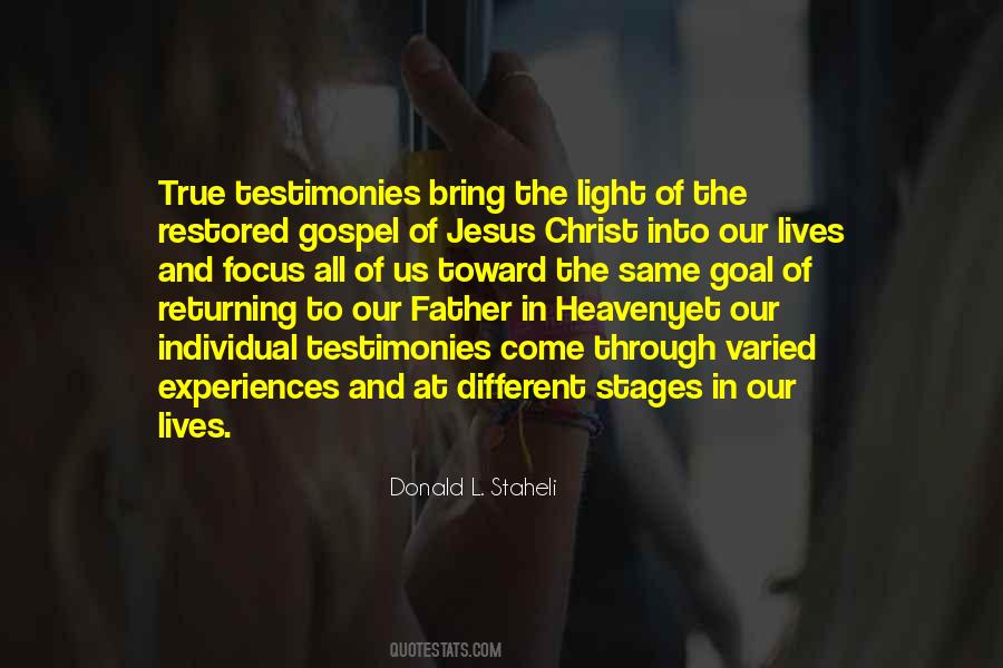 Quotes About Light Of Christ #931271