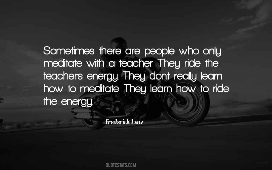Learn To Meditate Quotes #1218764