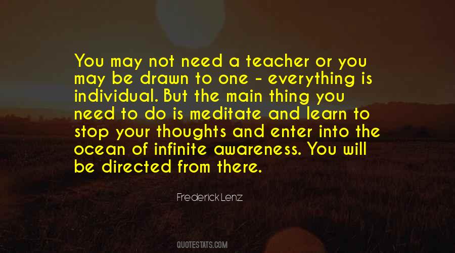 Learn To Meditate Quotes #1454581