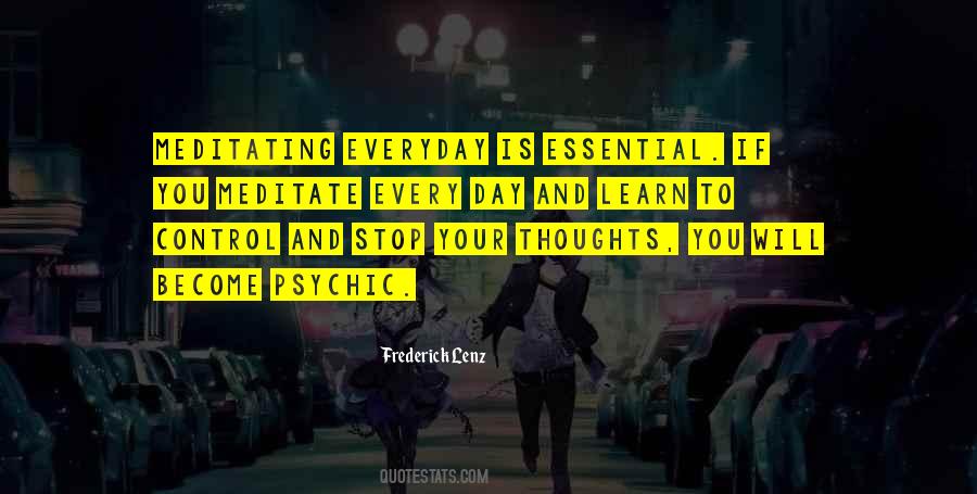 Learn To Meditate Quotes #1777255