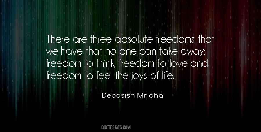 Quotes About Freedom To Love #154064