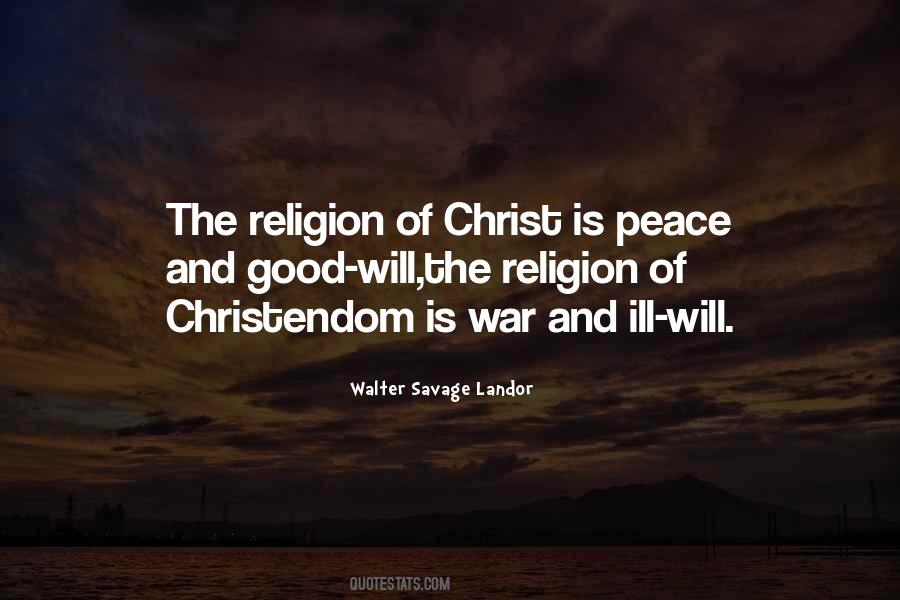 Quotes About Religion And Peace #1062949