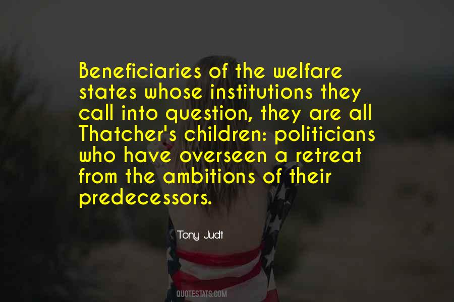 Quotes About Beneficiaries #193146