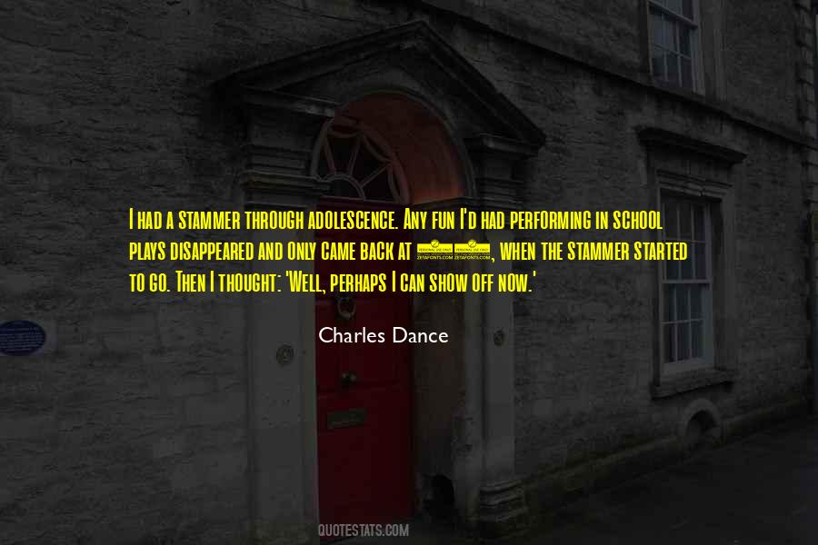 Dance School Quotes #150373