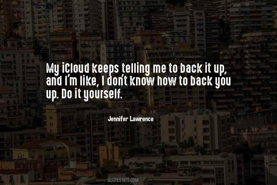 Back It Quotes #1027348