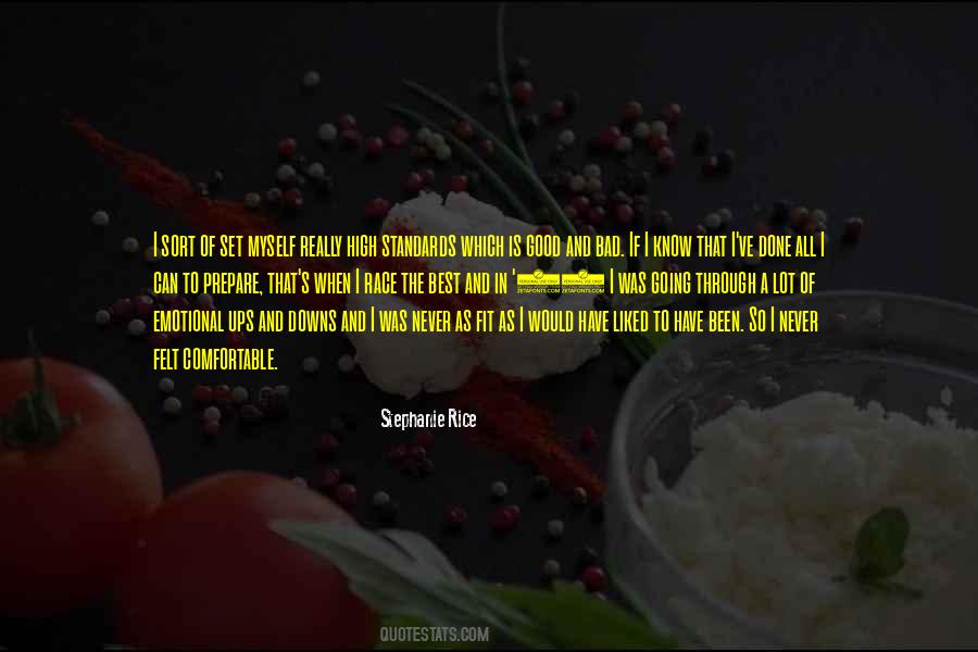 Quotes About High Standards #1470245