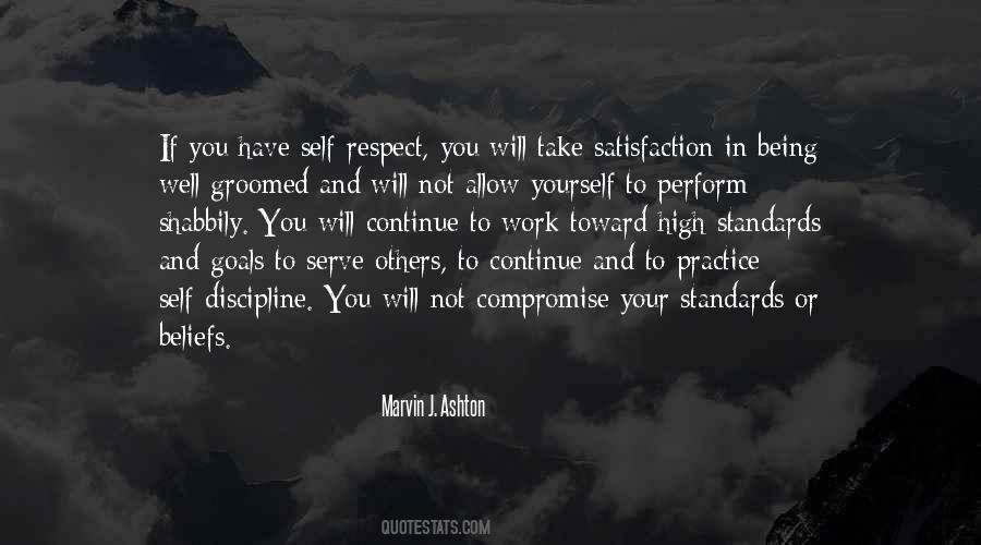 Quotes About High Standards #1471882