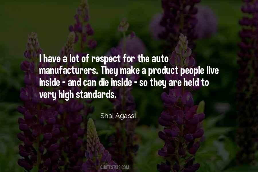 Quotes About High Standards #290622