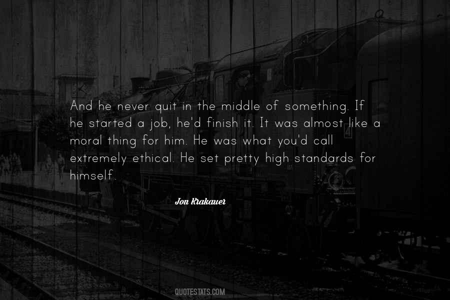 Quotes About High Standards #866086