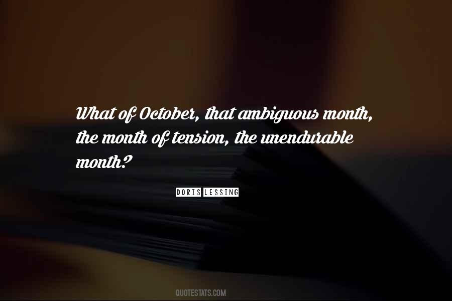 Quotes About Month Of October #583723