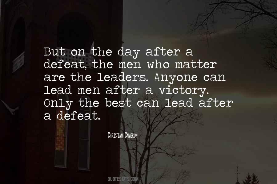 Quotes About Victory After Defeat #857048