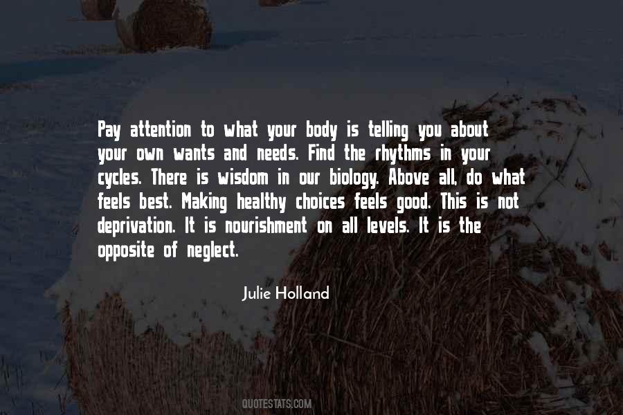 Quotes About Making Healthy Choices #338283