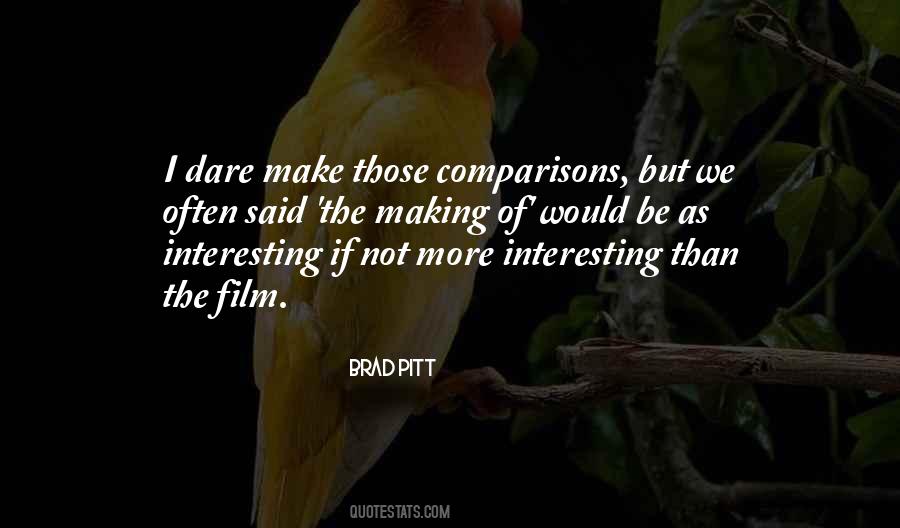 Quotes About Making Comparisons #298116