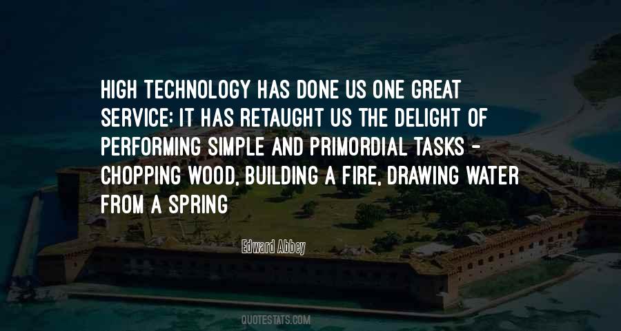 Quotes About Chopping Wood #1450146