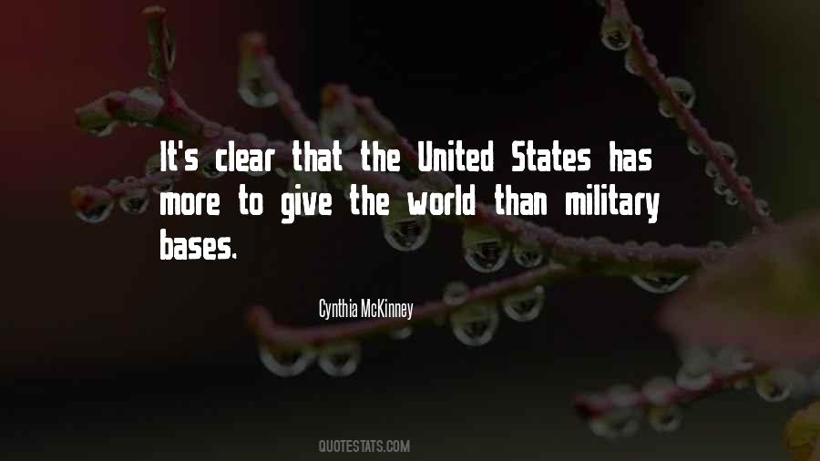 Quotes About The United States Military #207342