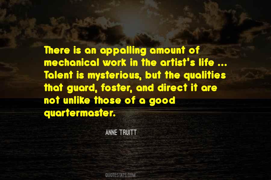 Quotes About An Artist's Life #1146650