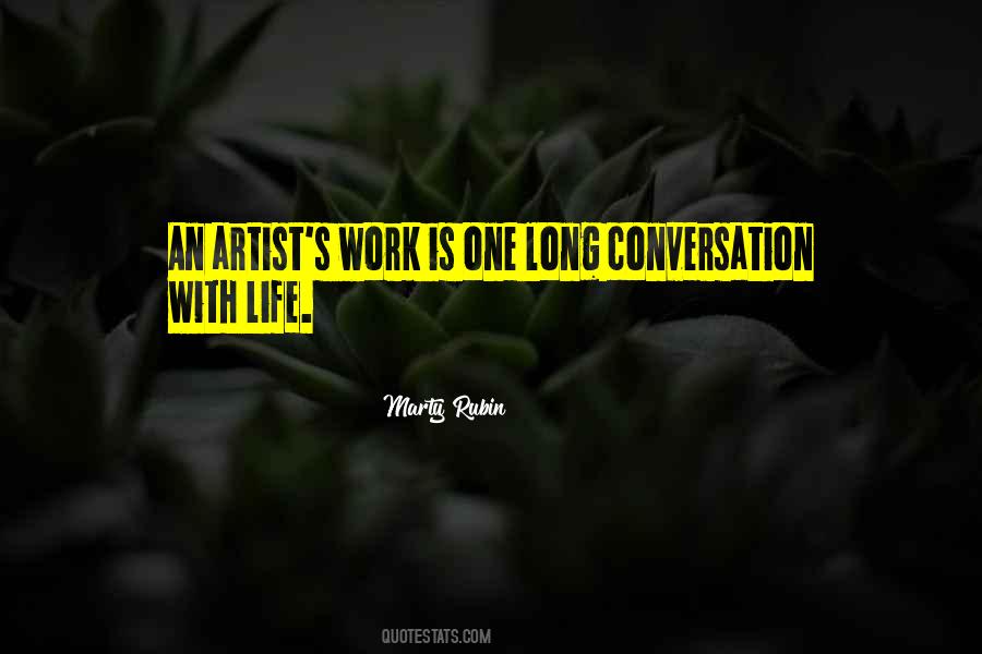 Quotes About An Artist's Life #292880