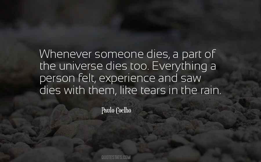 Quotes About Tears And Rain #902794