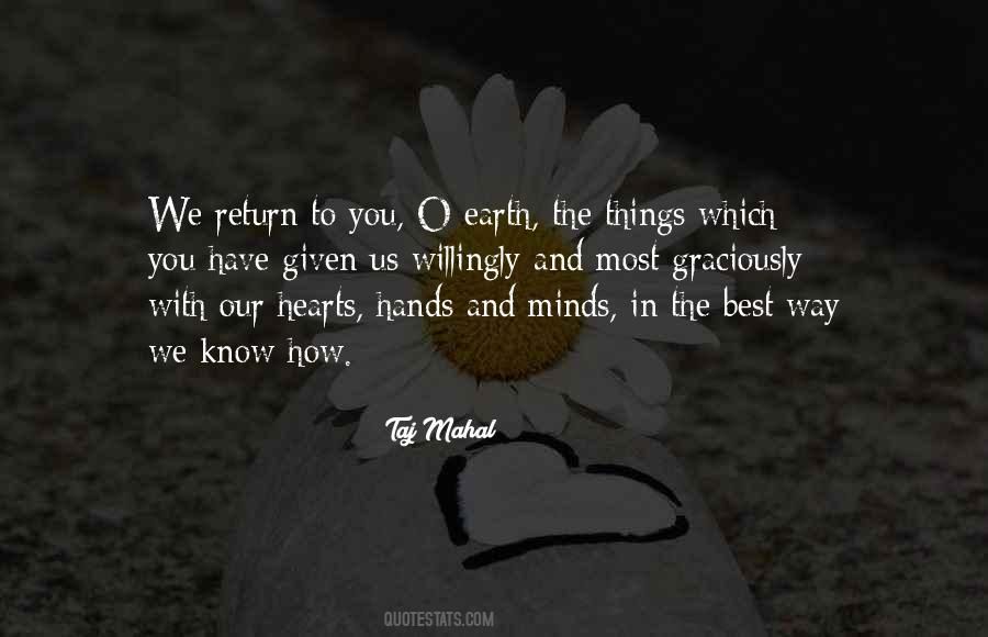 Quotes About Hearts And Hands #222518