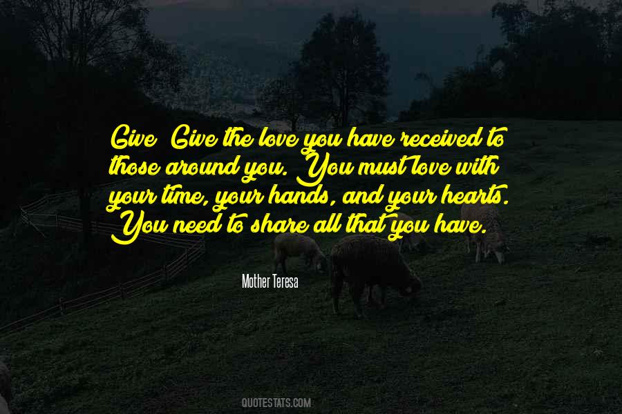 Quotes About Hearts And Hands #982569