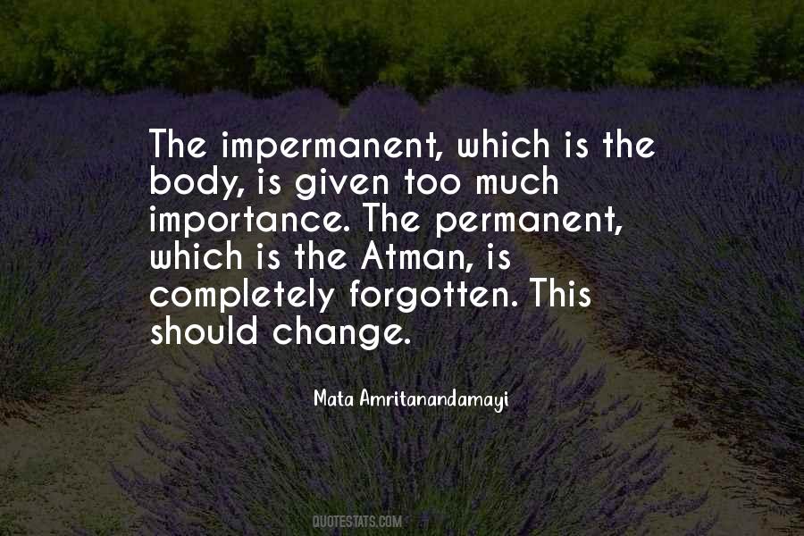 Quotes About Permanent Change #826631