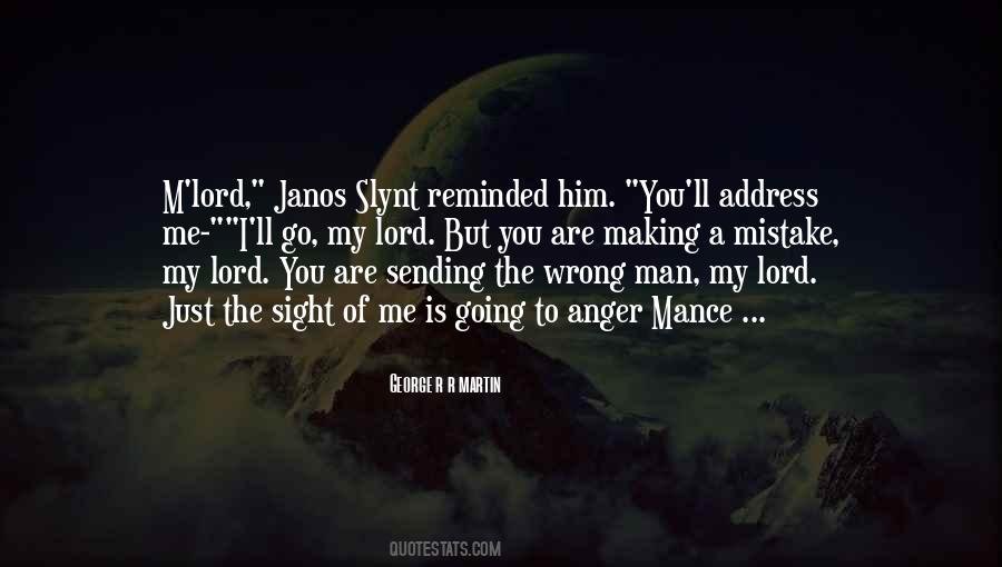 Quotes About Wrong Man #161795