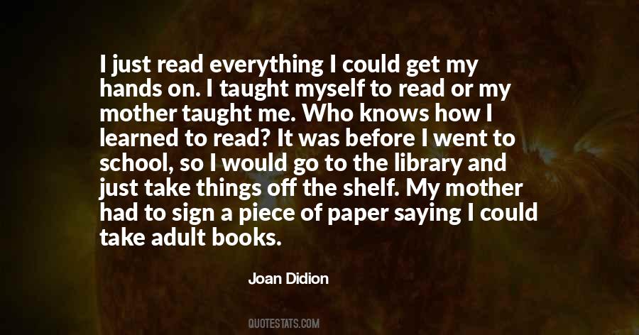 Quotes About Library #1626110