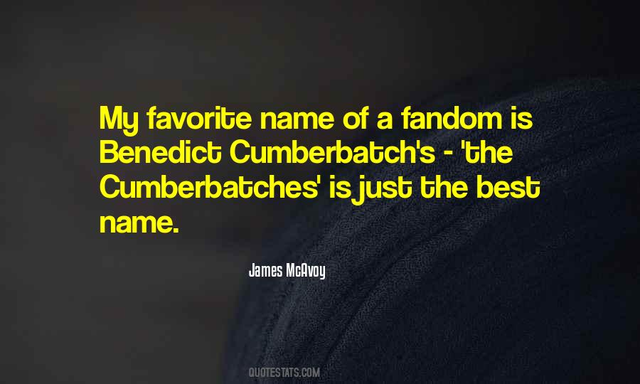 Quotes About Cumberbatch #292665
