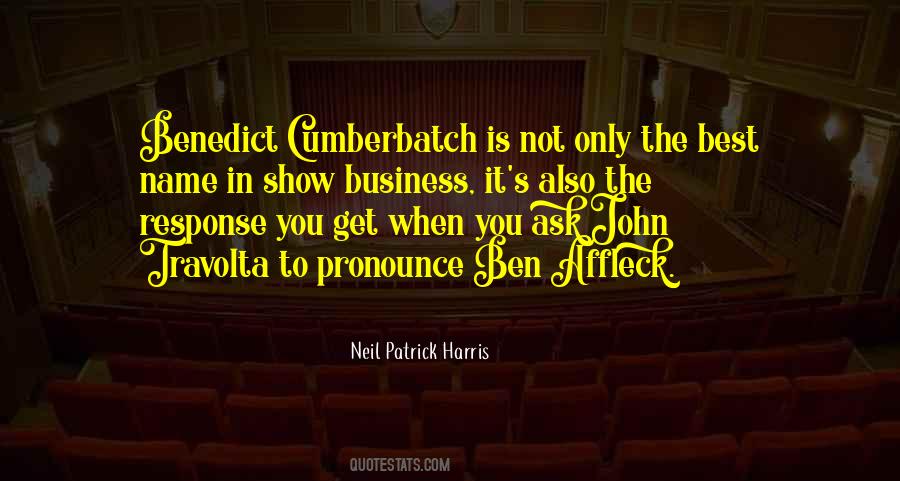 Quotes About Cumberbatch #617823