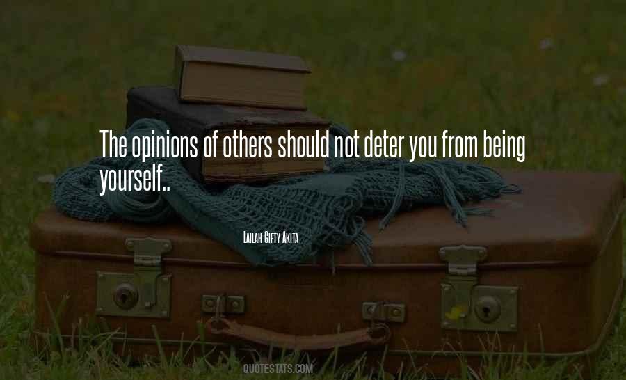 Be Yourself Inspirational Quotes #6524