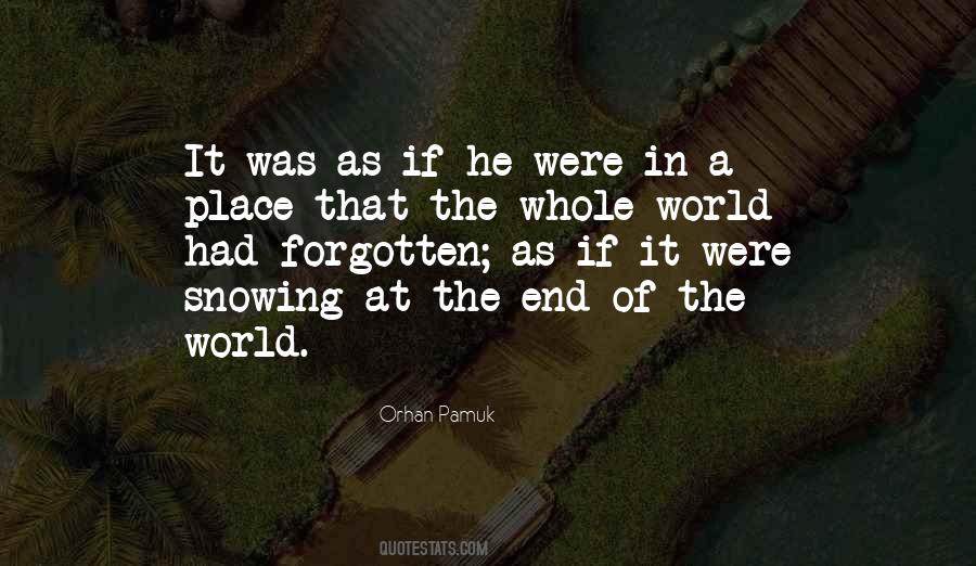 Quotes About End Of The World #1159568