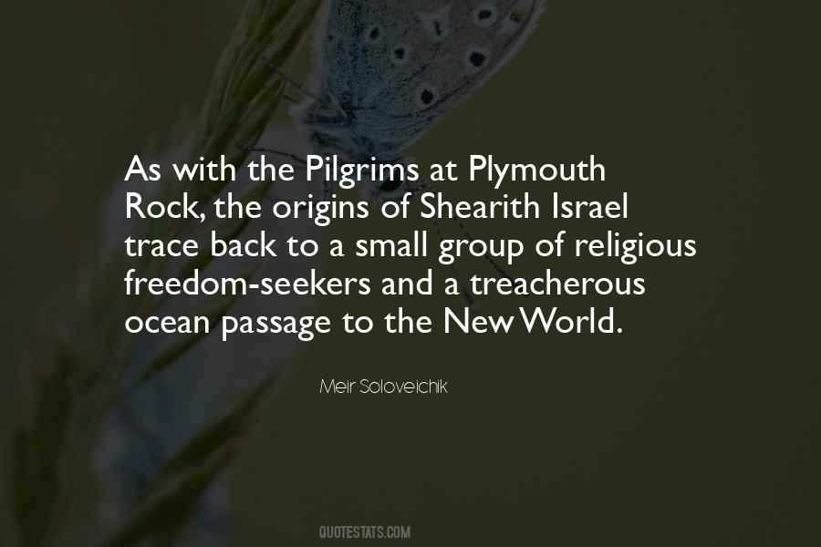 Quotes About Plymouth Rock #521466